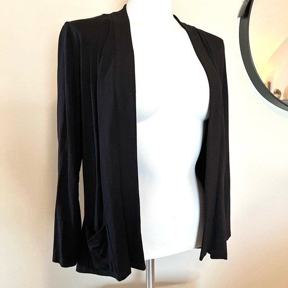 Habitat Collarless Open Rayon Cardigan - Picture 9 of 13